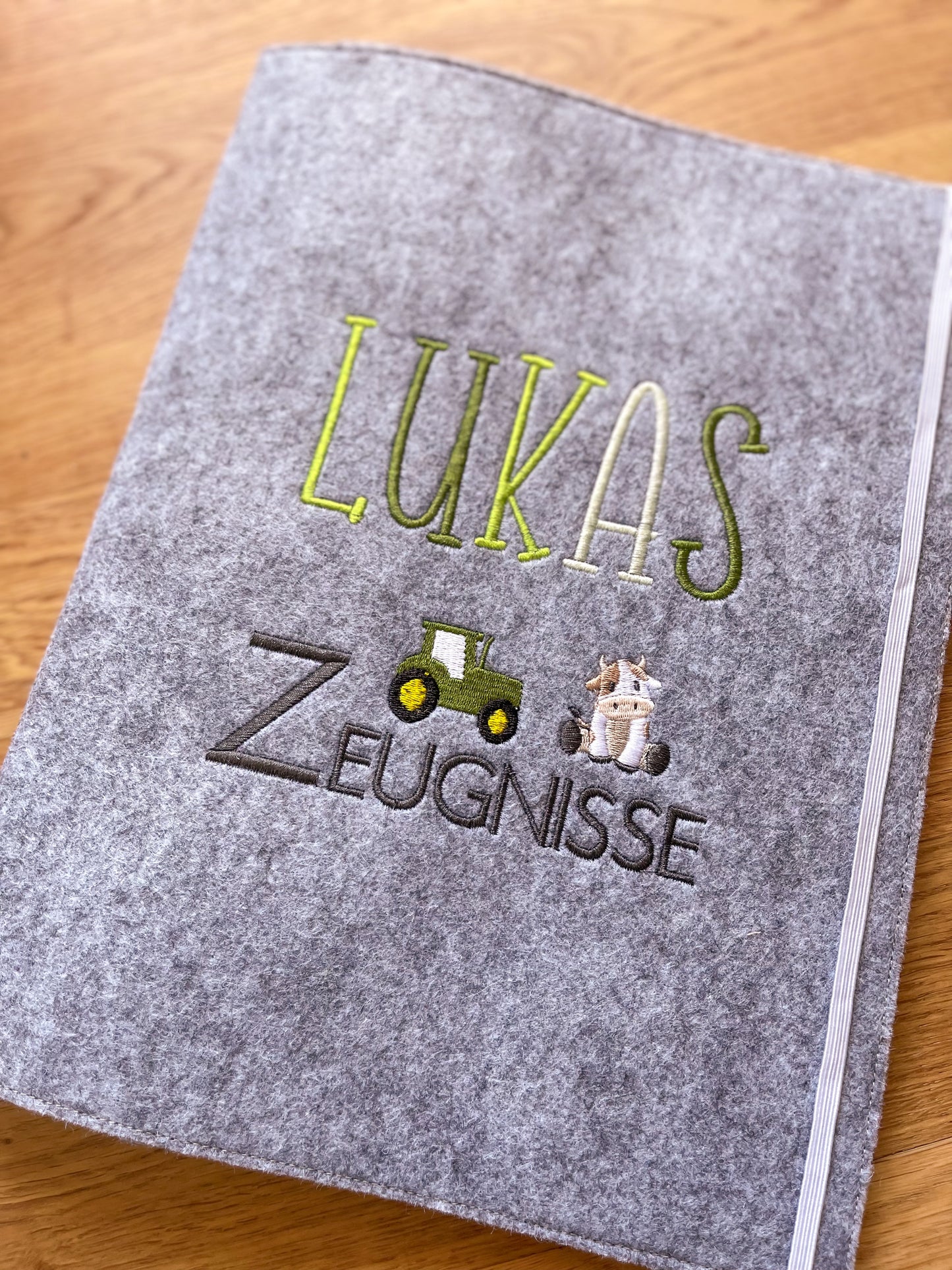 Zeugnismappe/Dokumentenmappe Bauernhof