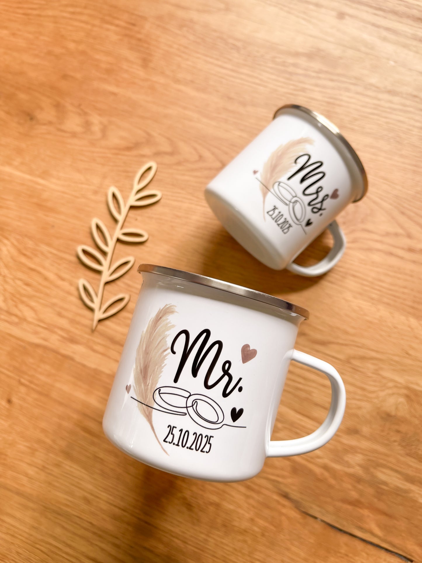 Emaille Häferl •Mr&Mrs•