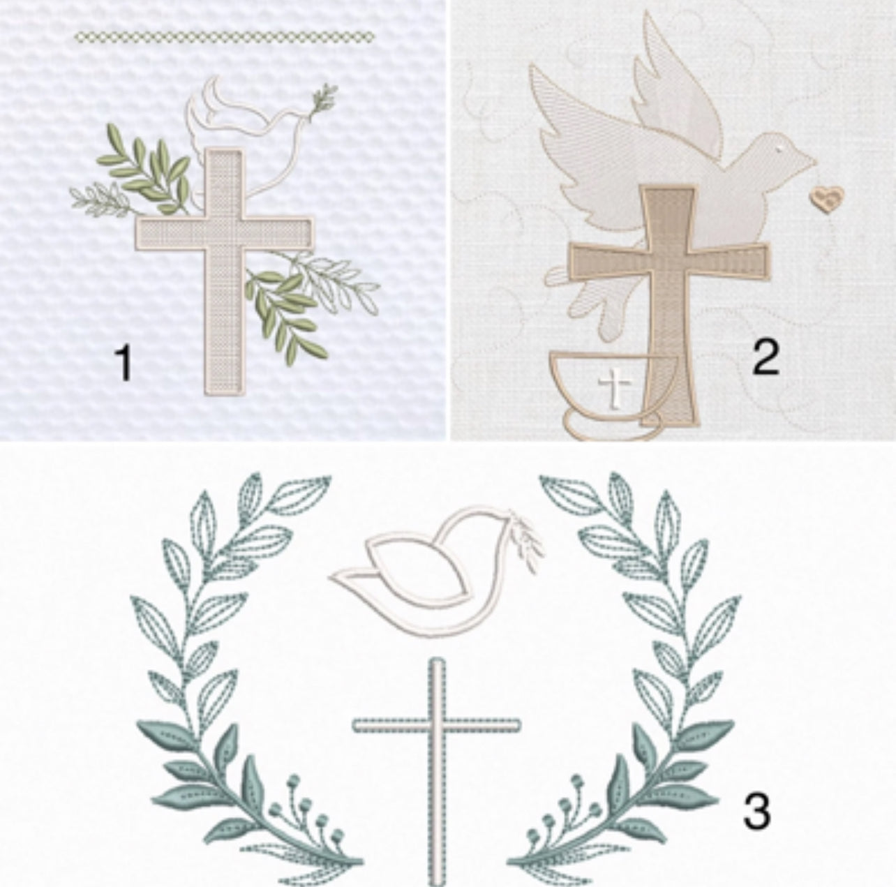 Taufdecke Musselin & Waffelpique