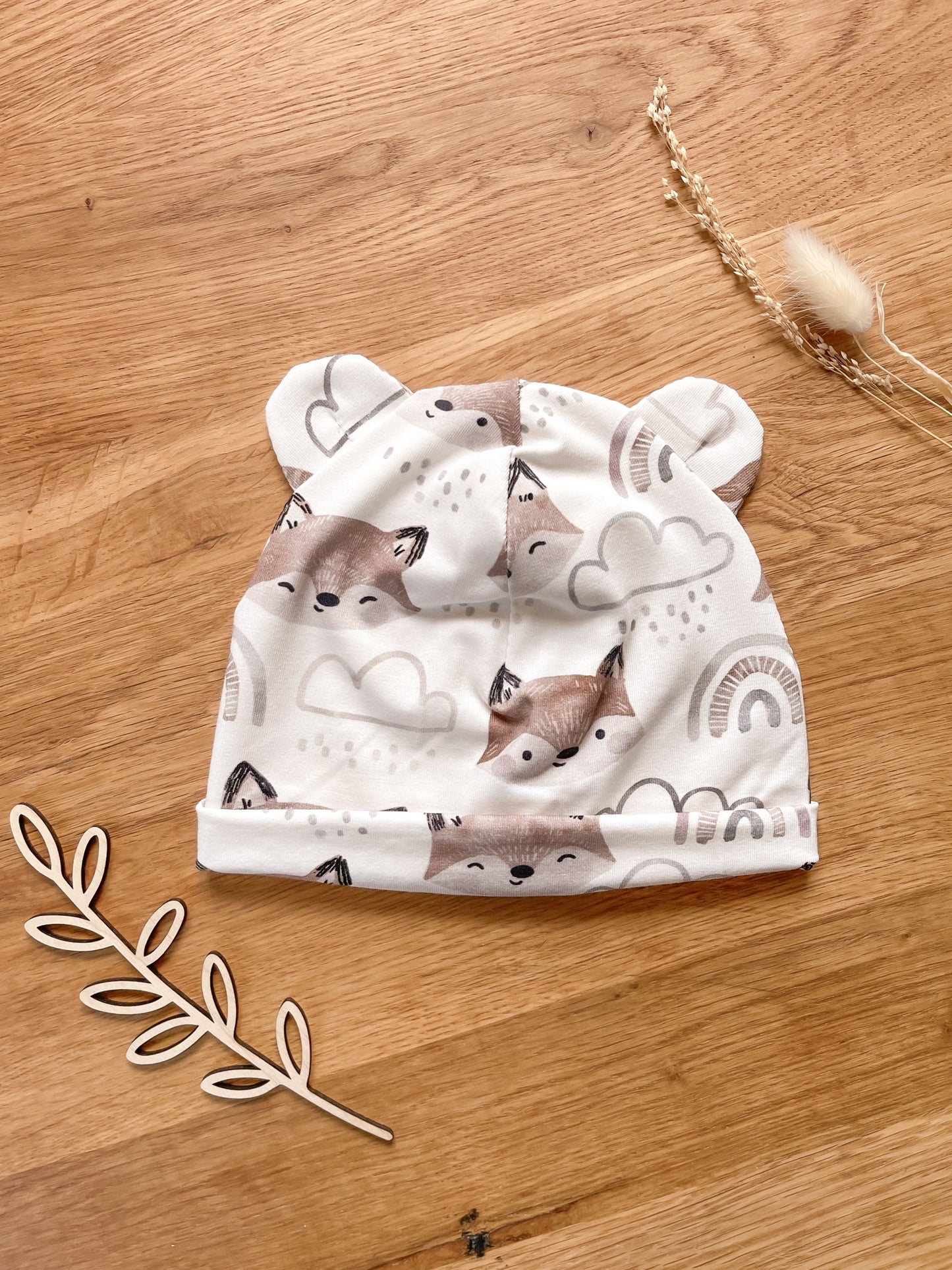 Haube/Beanie mit Ohren