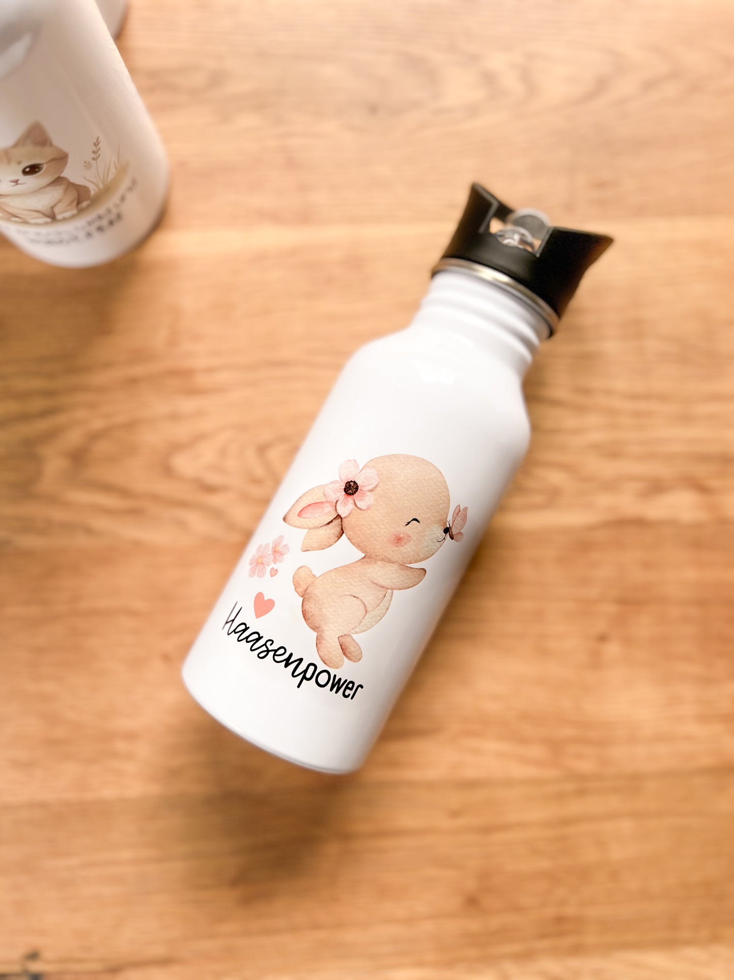 Edelstahlflasche 500ml •Häschen - Du bist großartig•