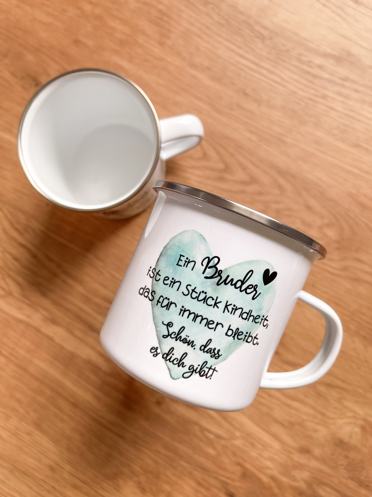 Emaille Häferl •Bruder•