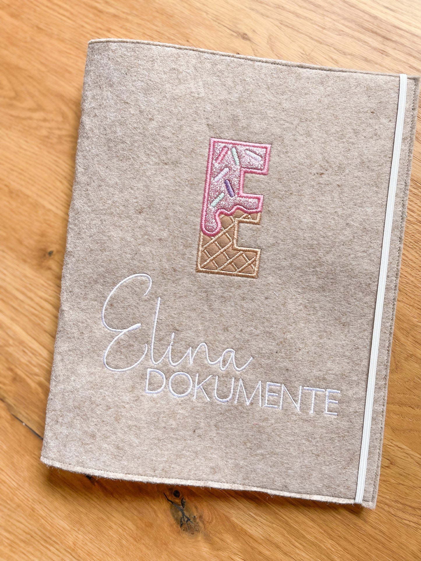 Zeugnismappe/Dokumentenmappe Eiscreme