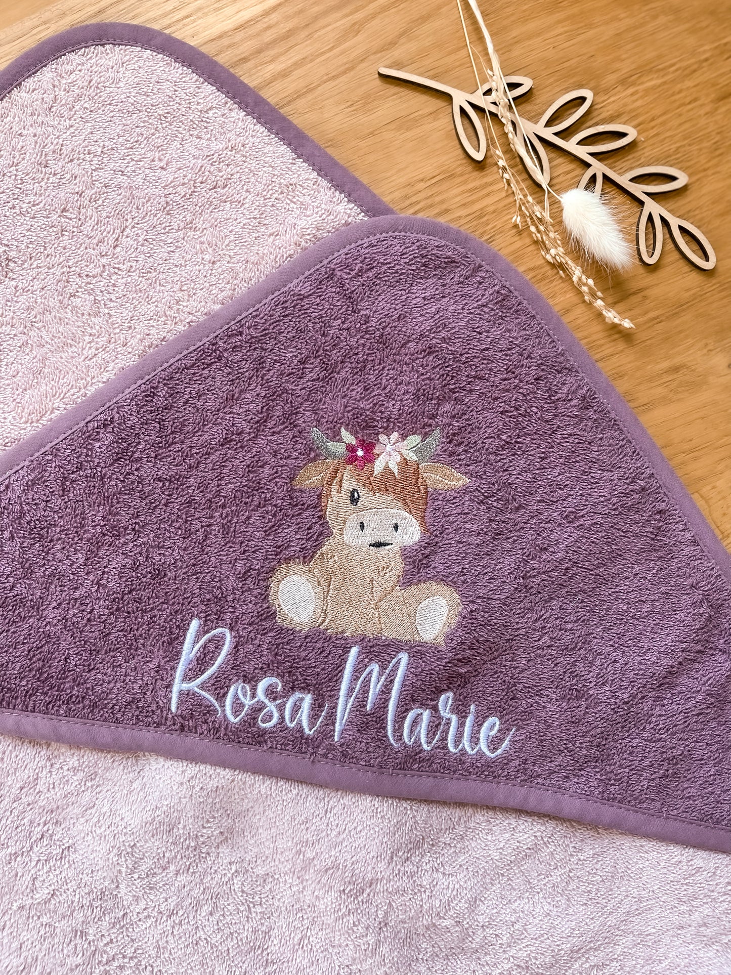 Kapuzenhandtuch 80x80cm Tiermotive