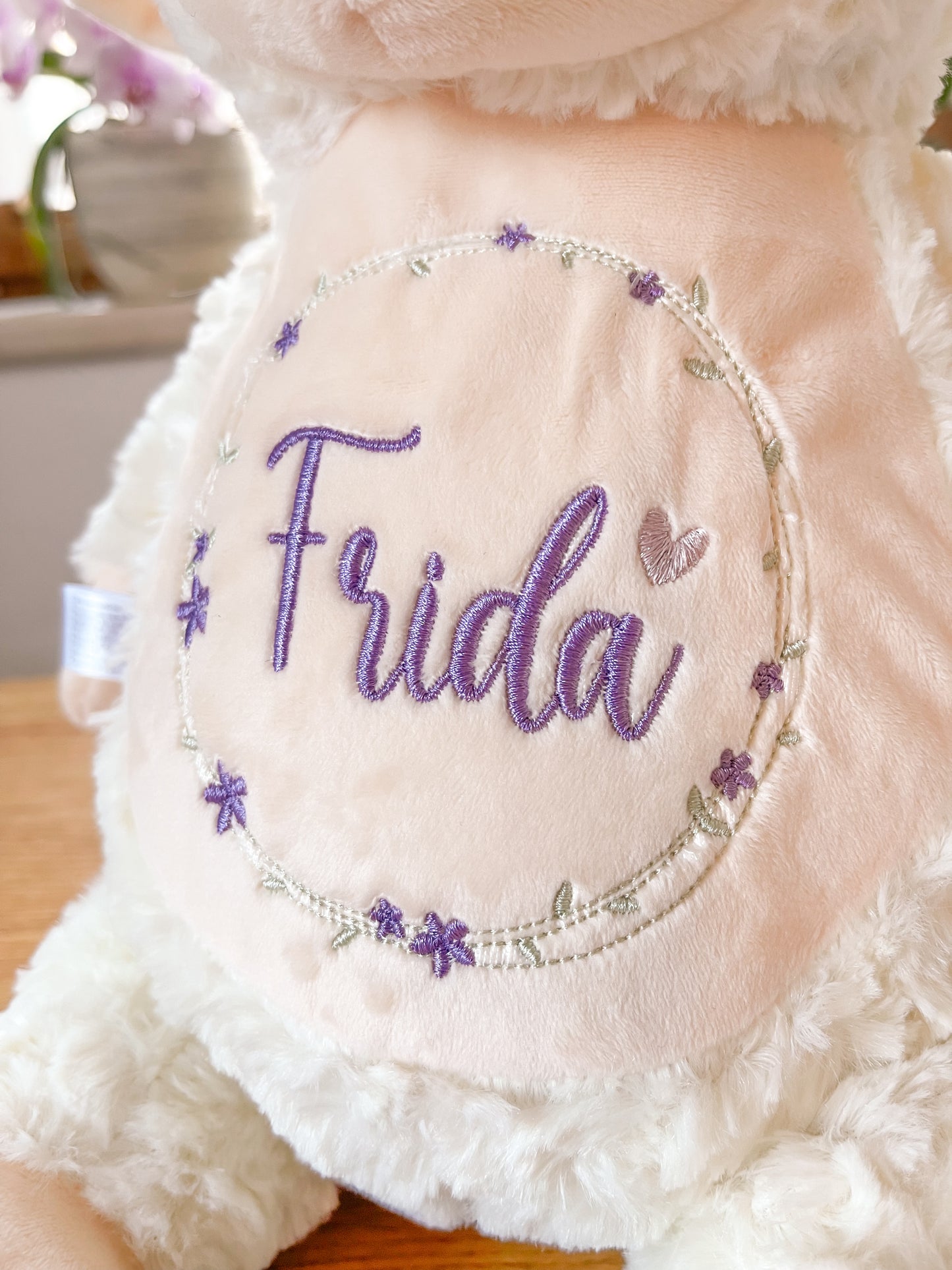 Kuscheltier mit Personalisierung