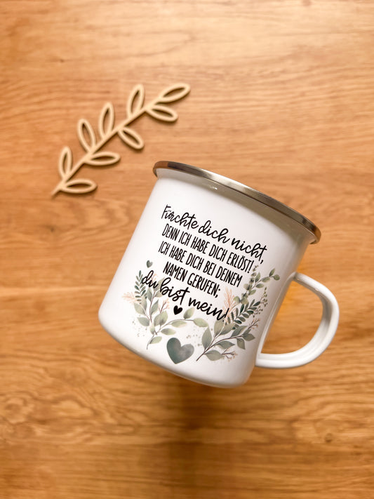 Emaille Häferl •Fürchte dich nicht•