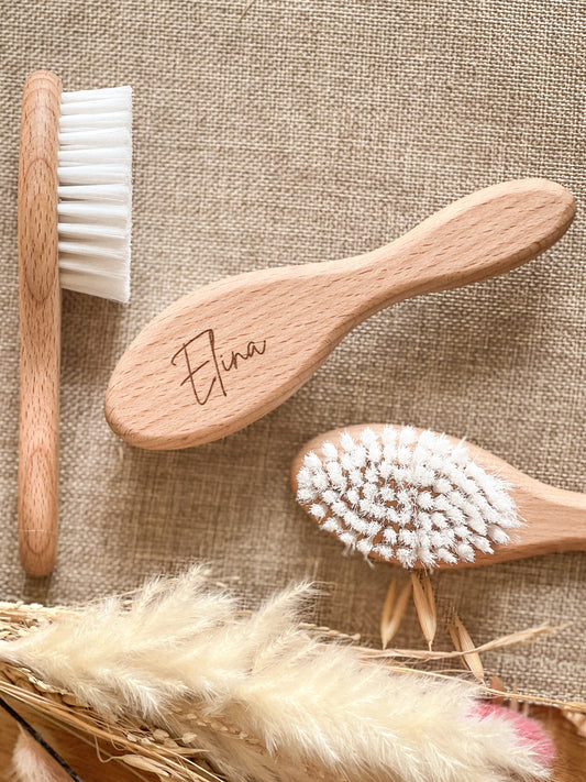 Babyhaarbürste mit Namen