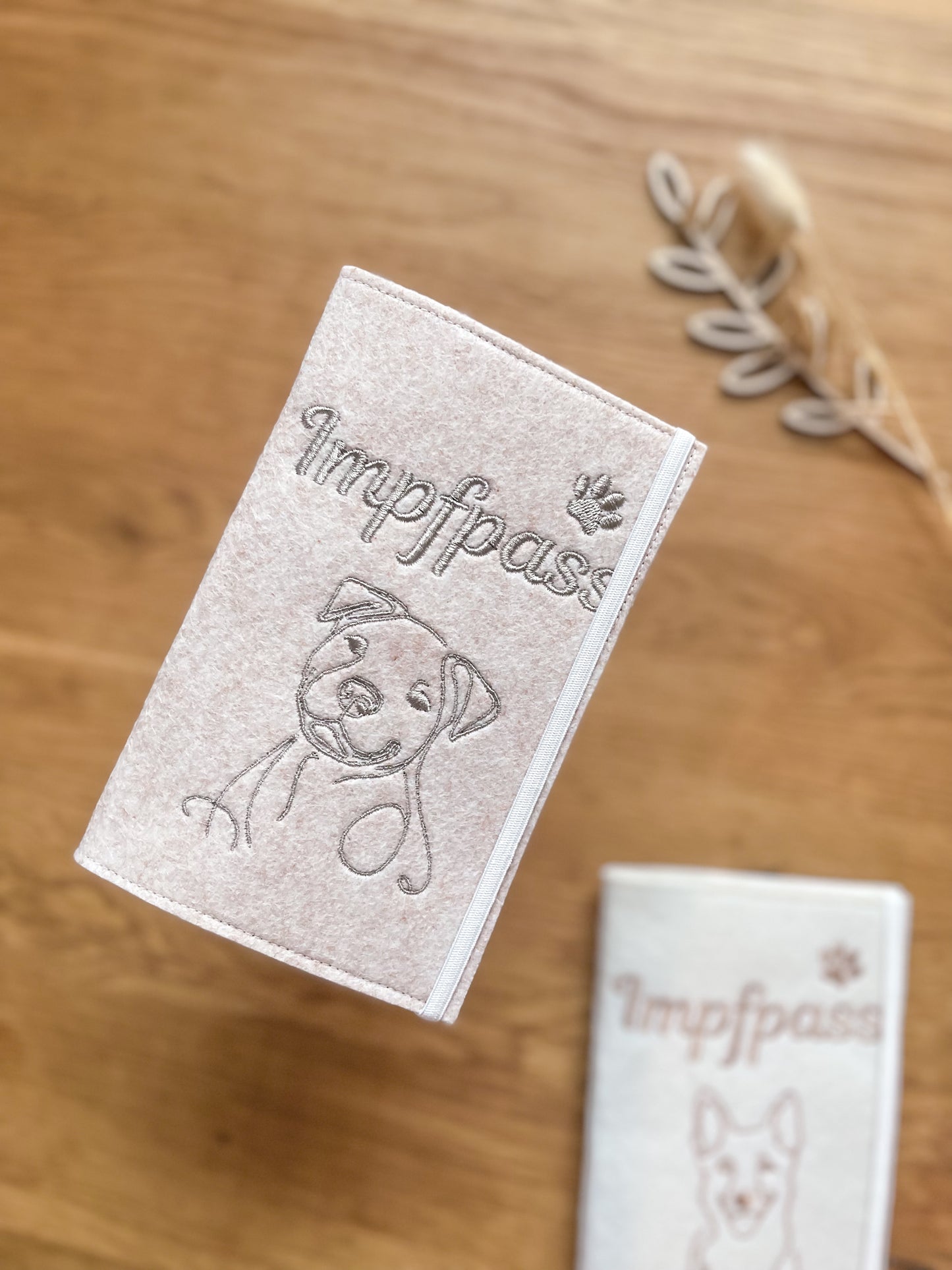 Heimtierausweis/Impfpass Hülle Lineart Tiermotiv