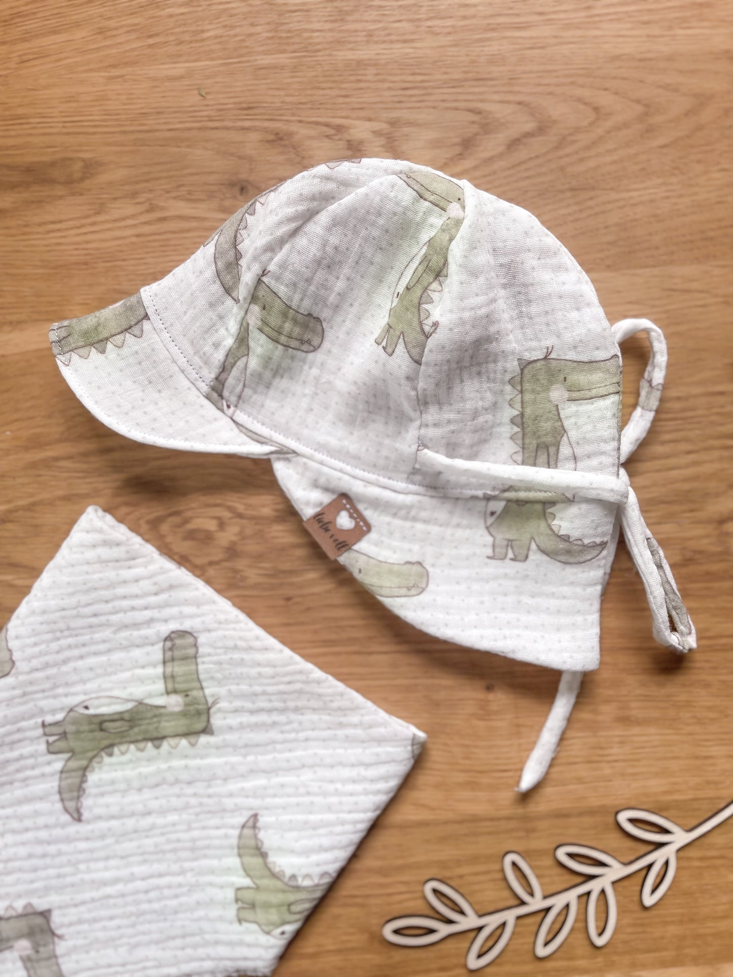 Musselin Schirmmütze