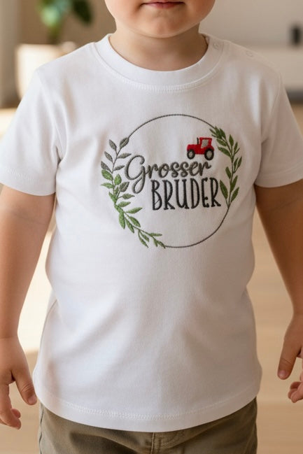 T-Shirt Großer Bruder •Blätterkranz•