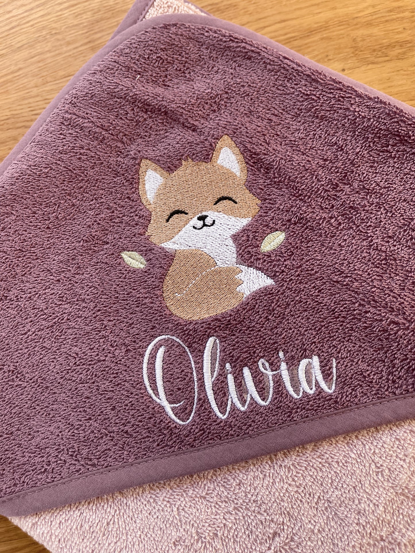 Kapuzenhandtuch 80x80cm Tiermotive