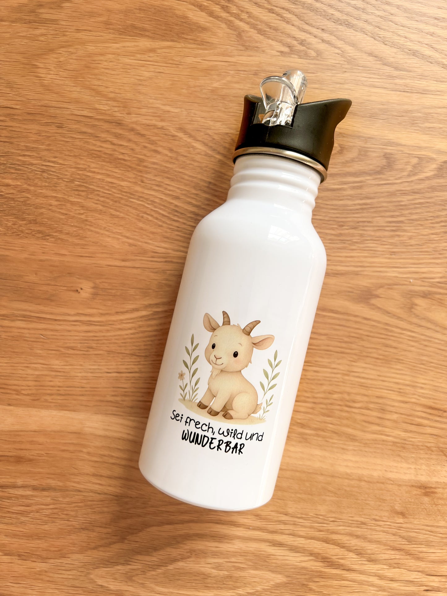 Edelstahlflasche 500ml •Ziege - sei frech, wild & wunderbar•