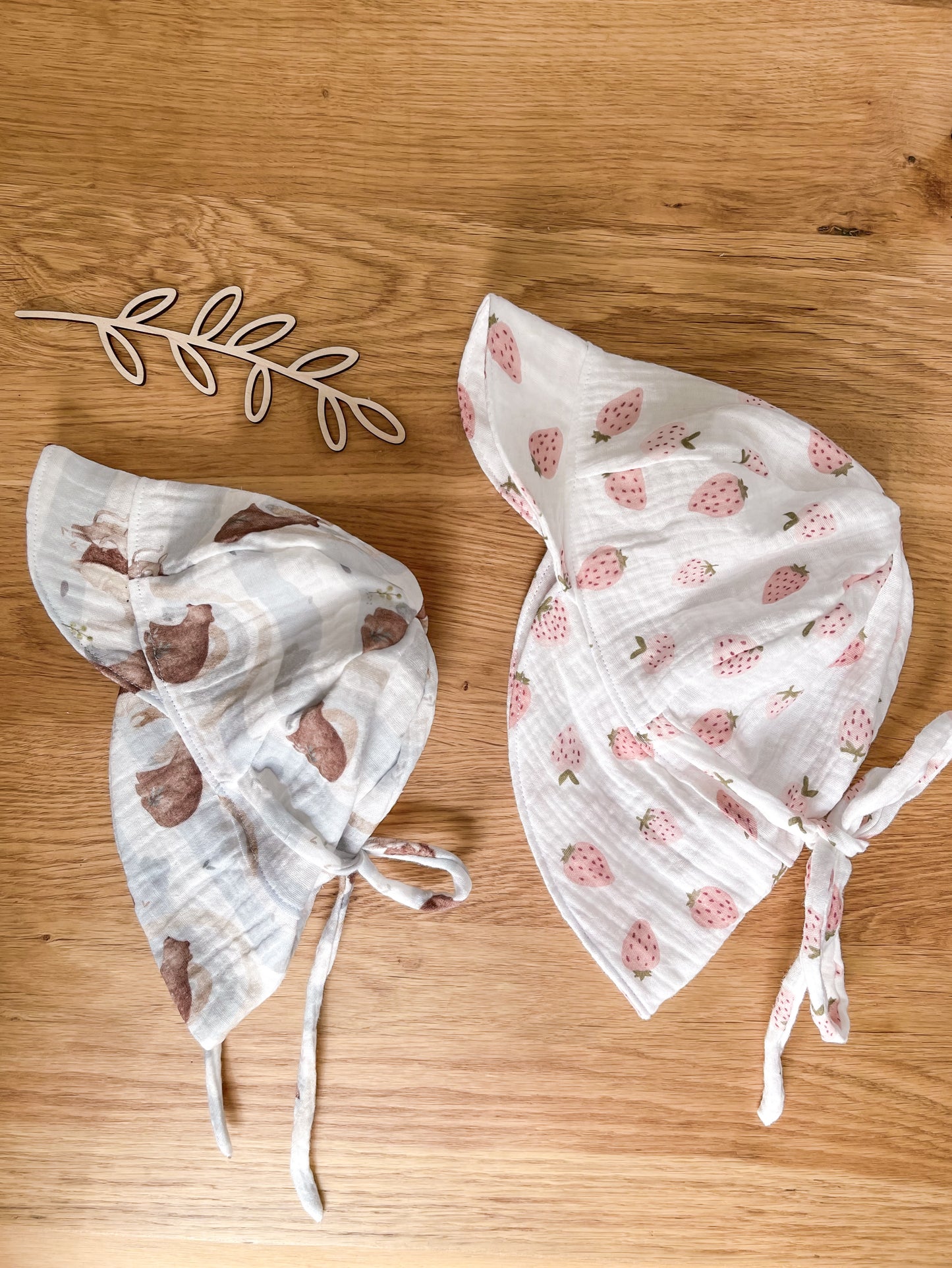 Musselin Schirmmütze