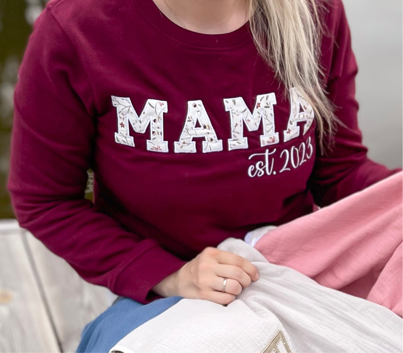 Pullover MAMA est. Jahreszahl
