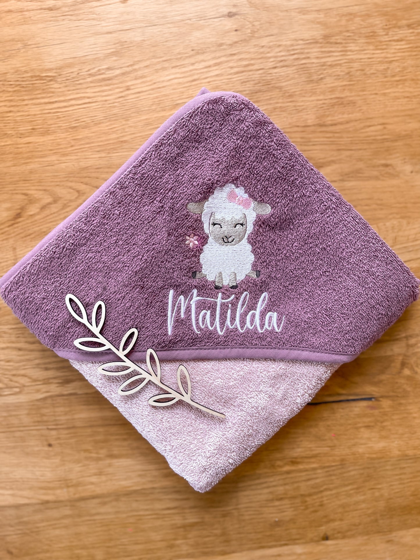 Kapuzenhandtuch 80x80cm Tiermotive