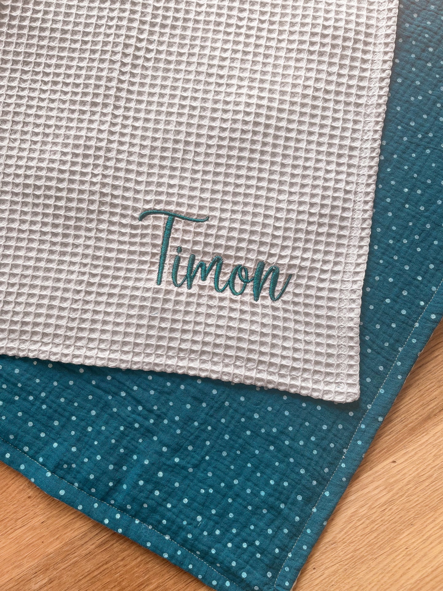 Baby Wendedecke Musselin & Waffelpique