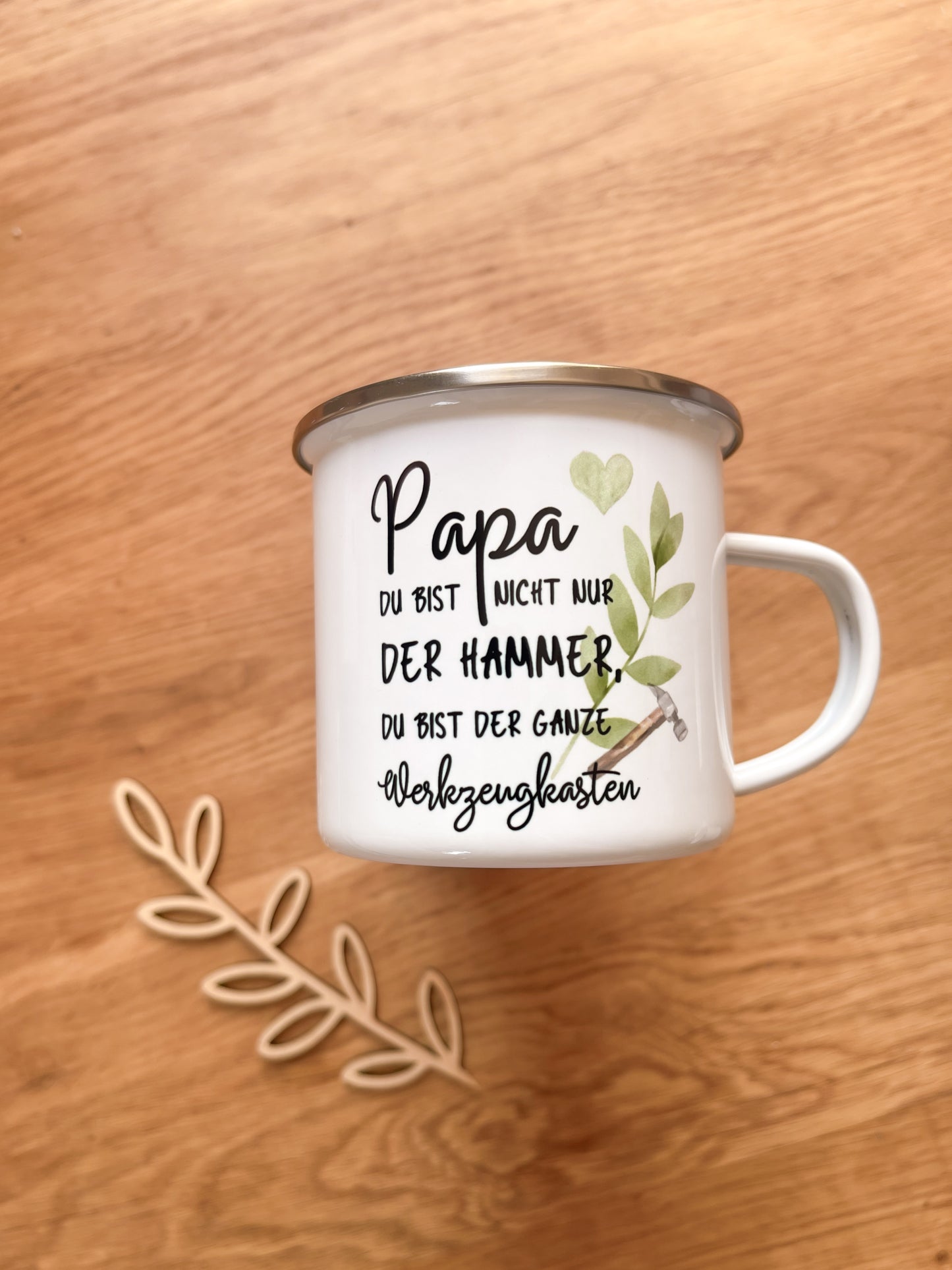 Emaille Häferl •Du bist der ganze Werkzeugkasten•