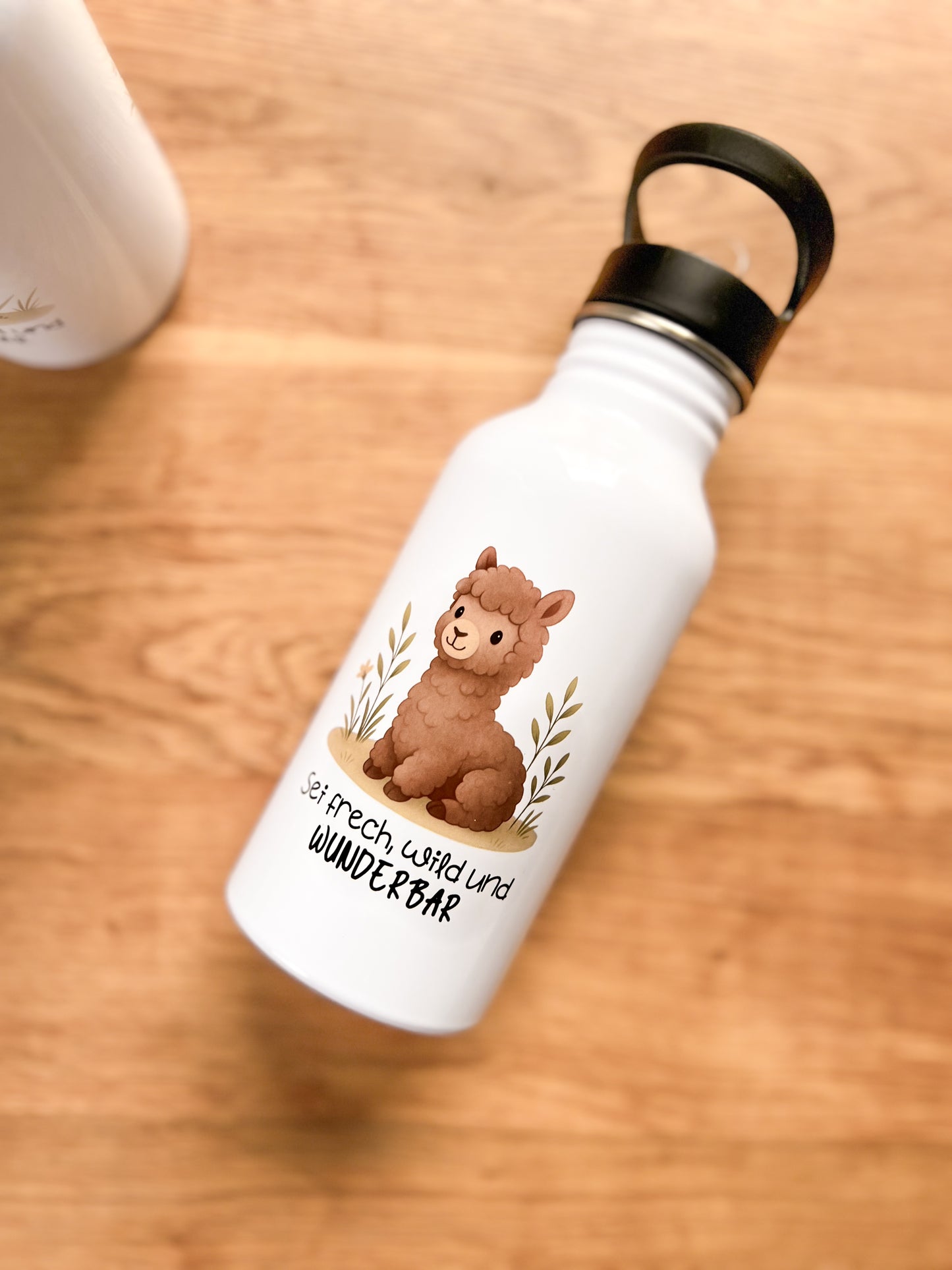 Edelstahlflasche 500ml •Lama - Sei frech, wild und wunderbar•