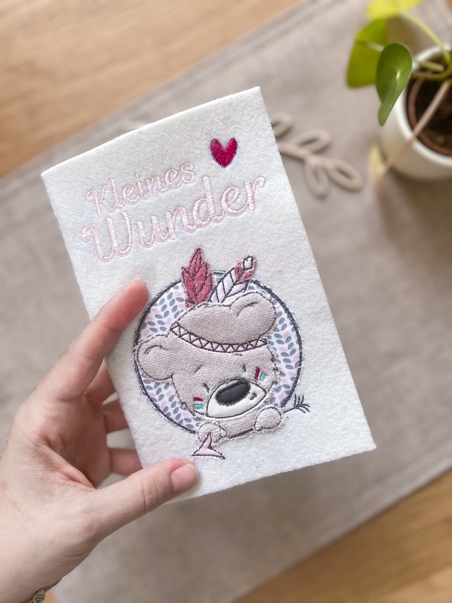 Mutter-Kind-Pass Hülle •Boho Bär•