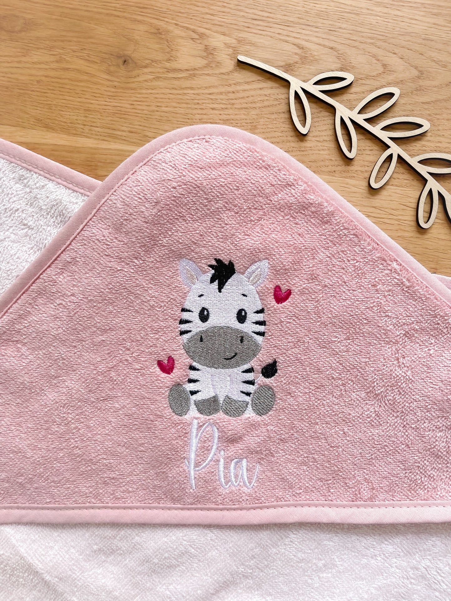 Kapuzenhandtuch 80x80cm Tiermotive