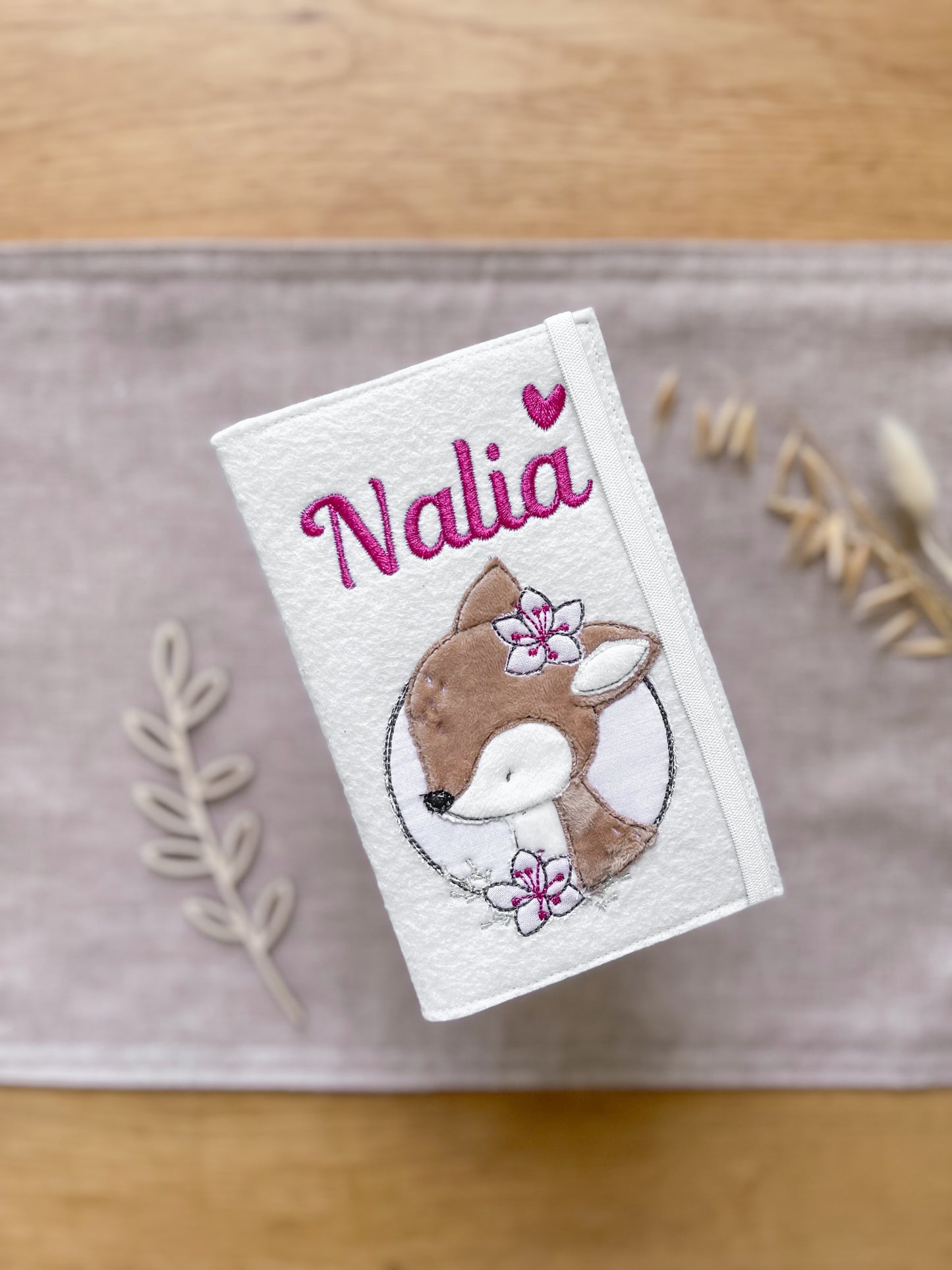 Mutter-Kind-Pass Hülle •Reh•