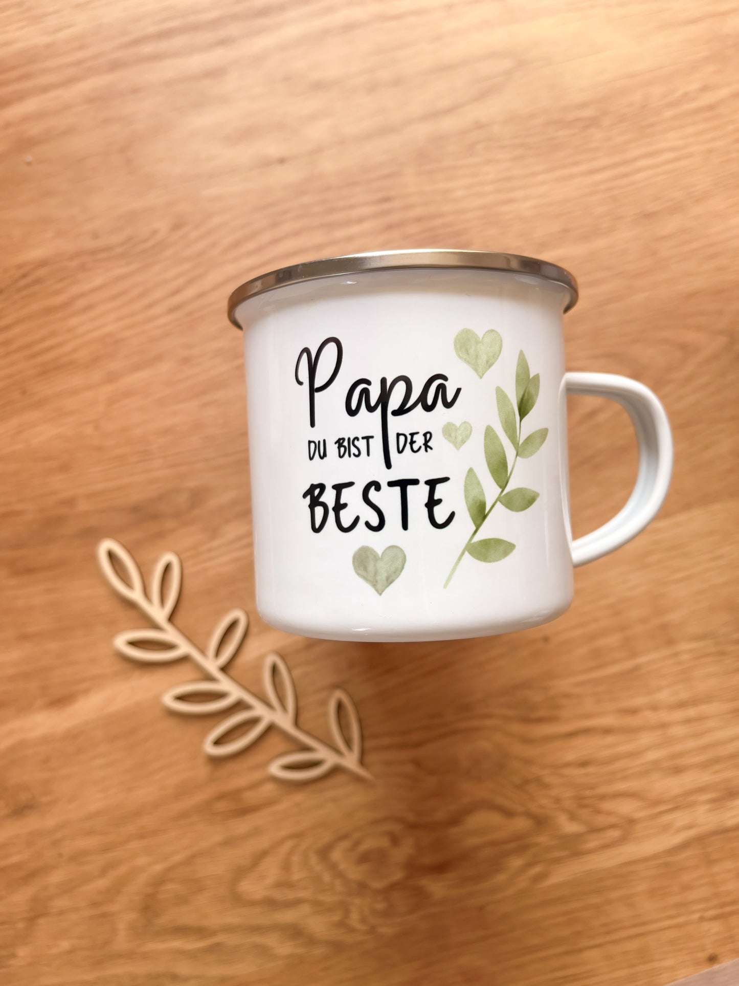 Emaille Häferl •Du bist der Beste•