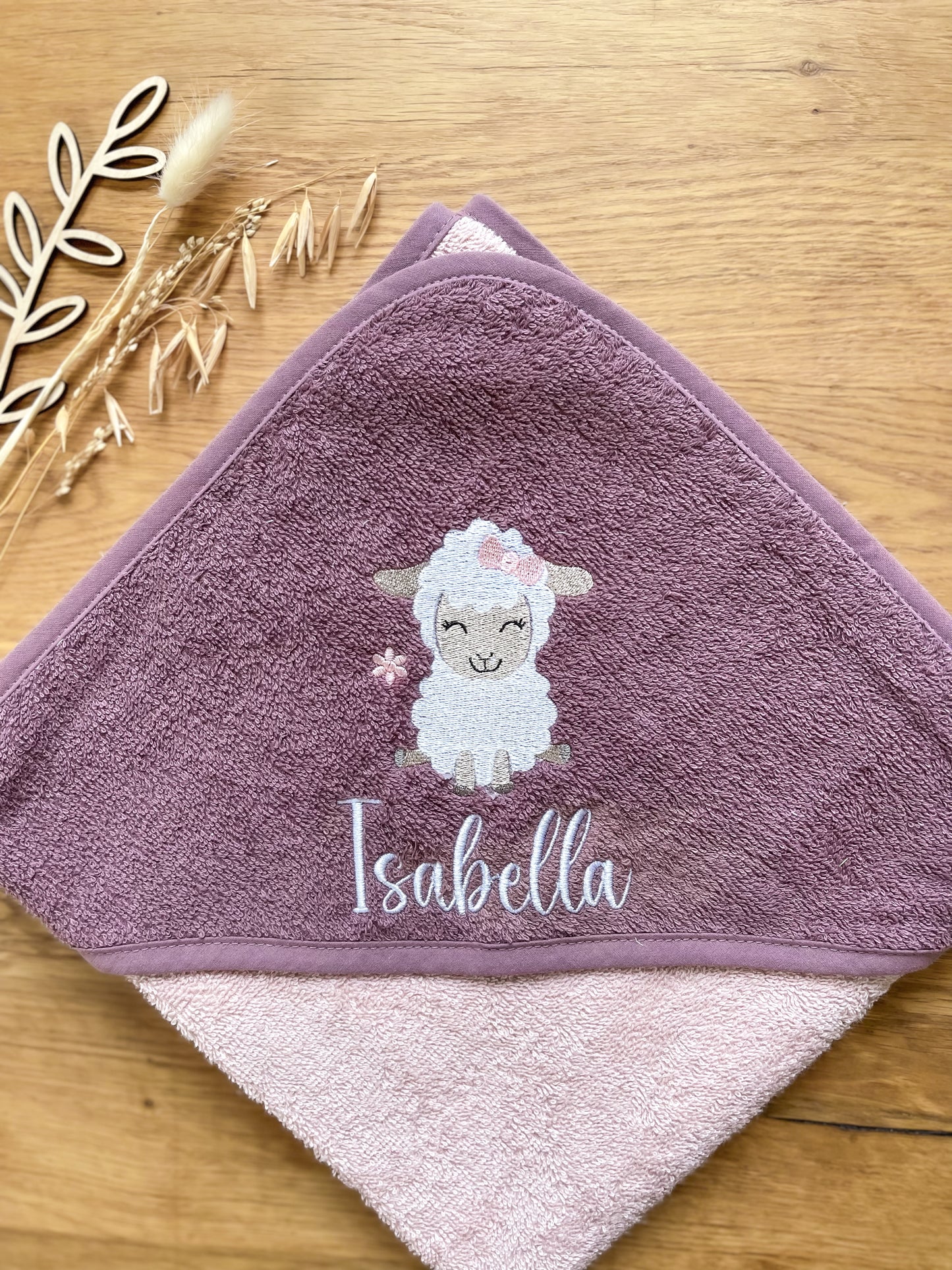 Kapuzenhandtuch 80x80cm Tiermotive