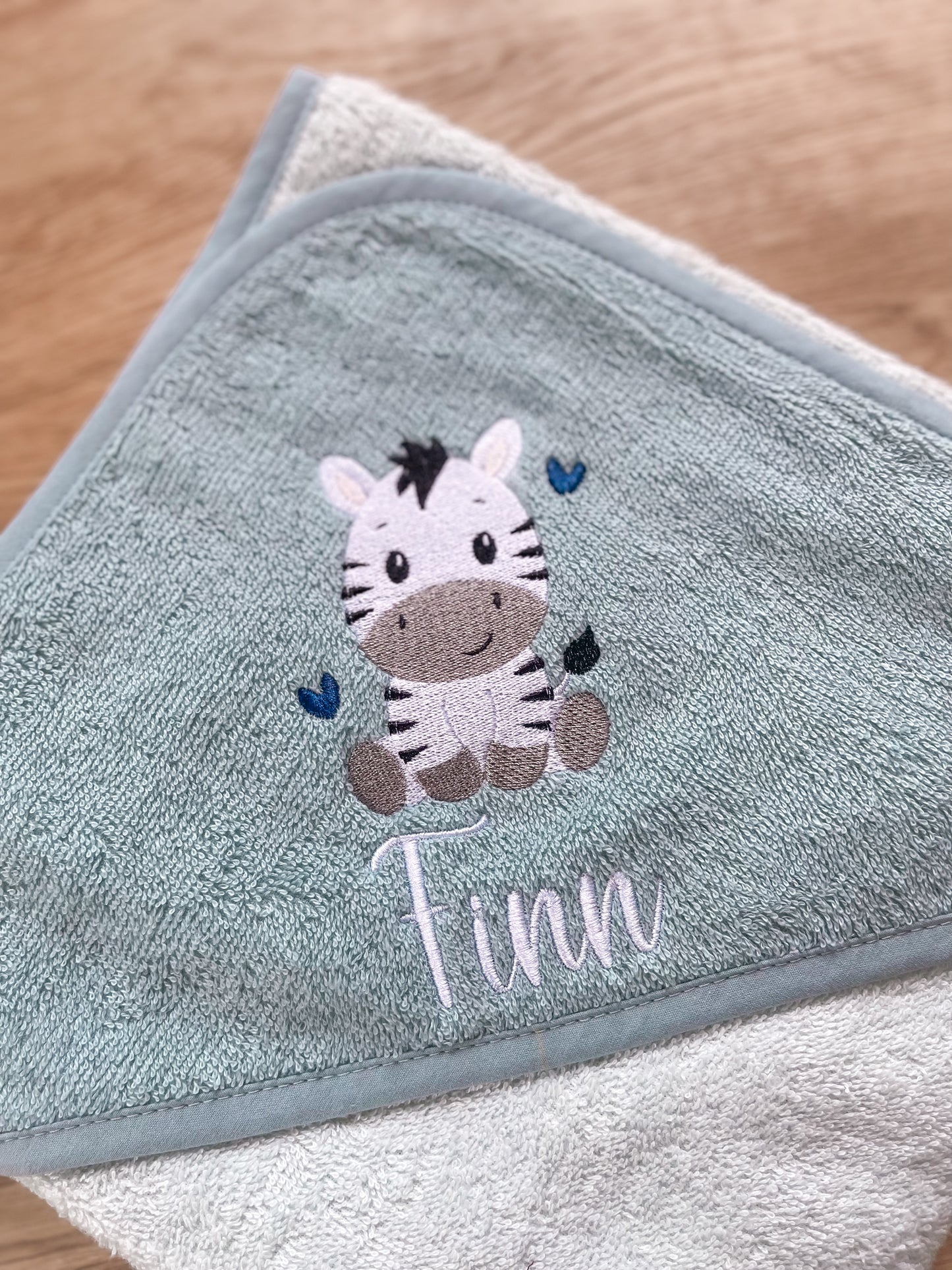 Kapuzenhandtuch 80x80cm Tiermotive