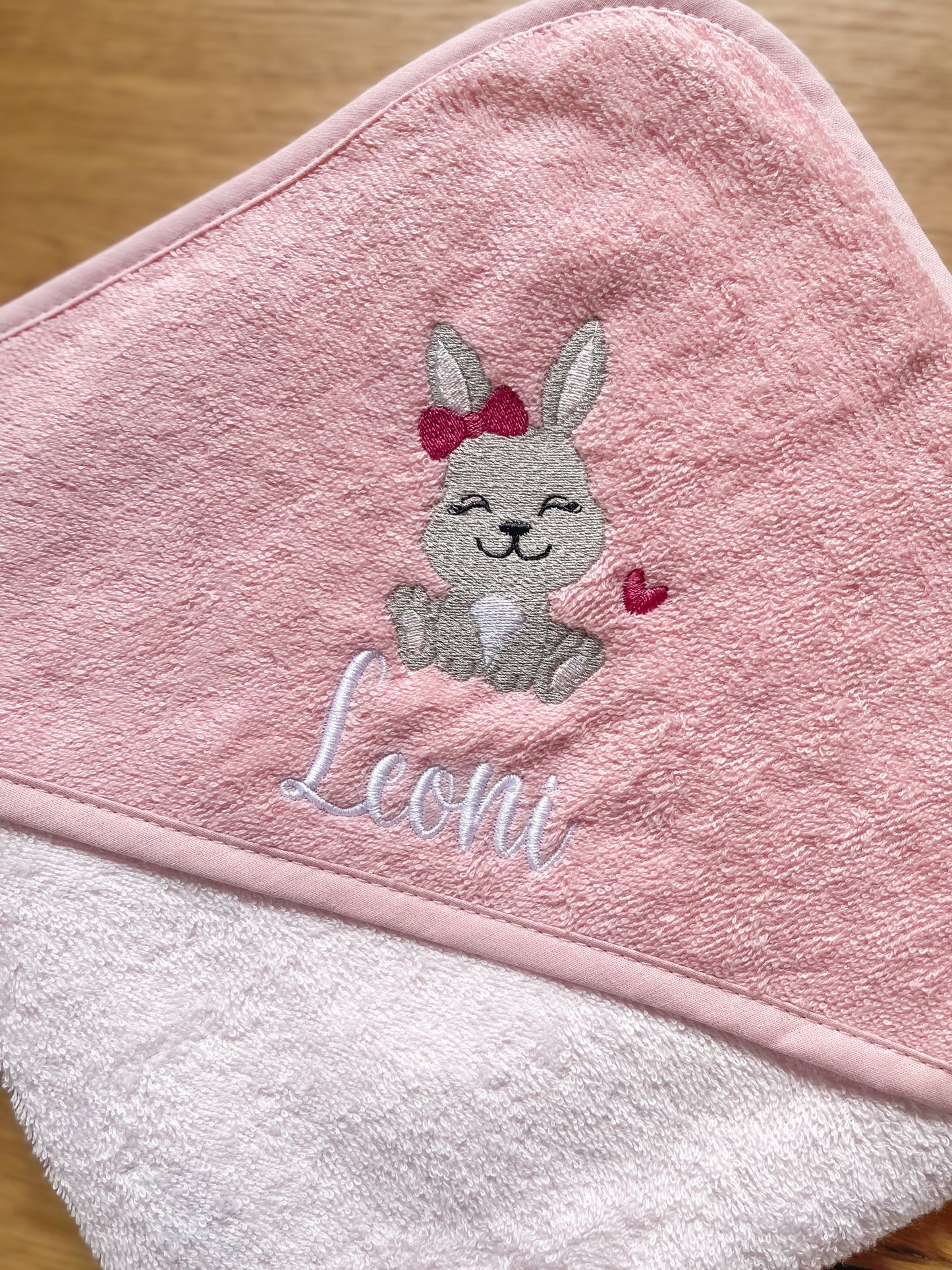 Kapuzenhandtuch 80x80cm Tiermotive