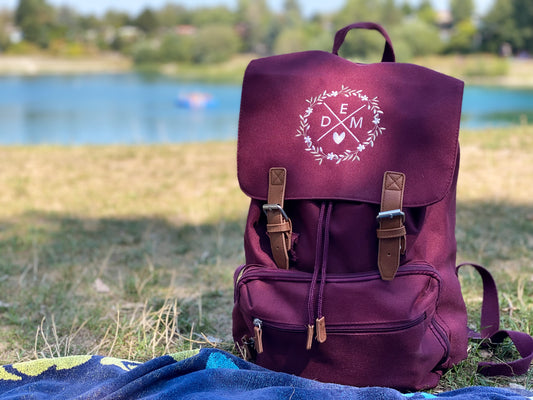 Vintage Rucksack •Familienlogo•