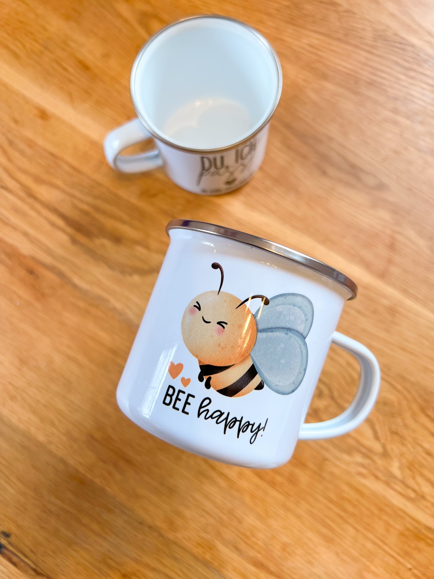 Emaille Häferl •BEE happy•