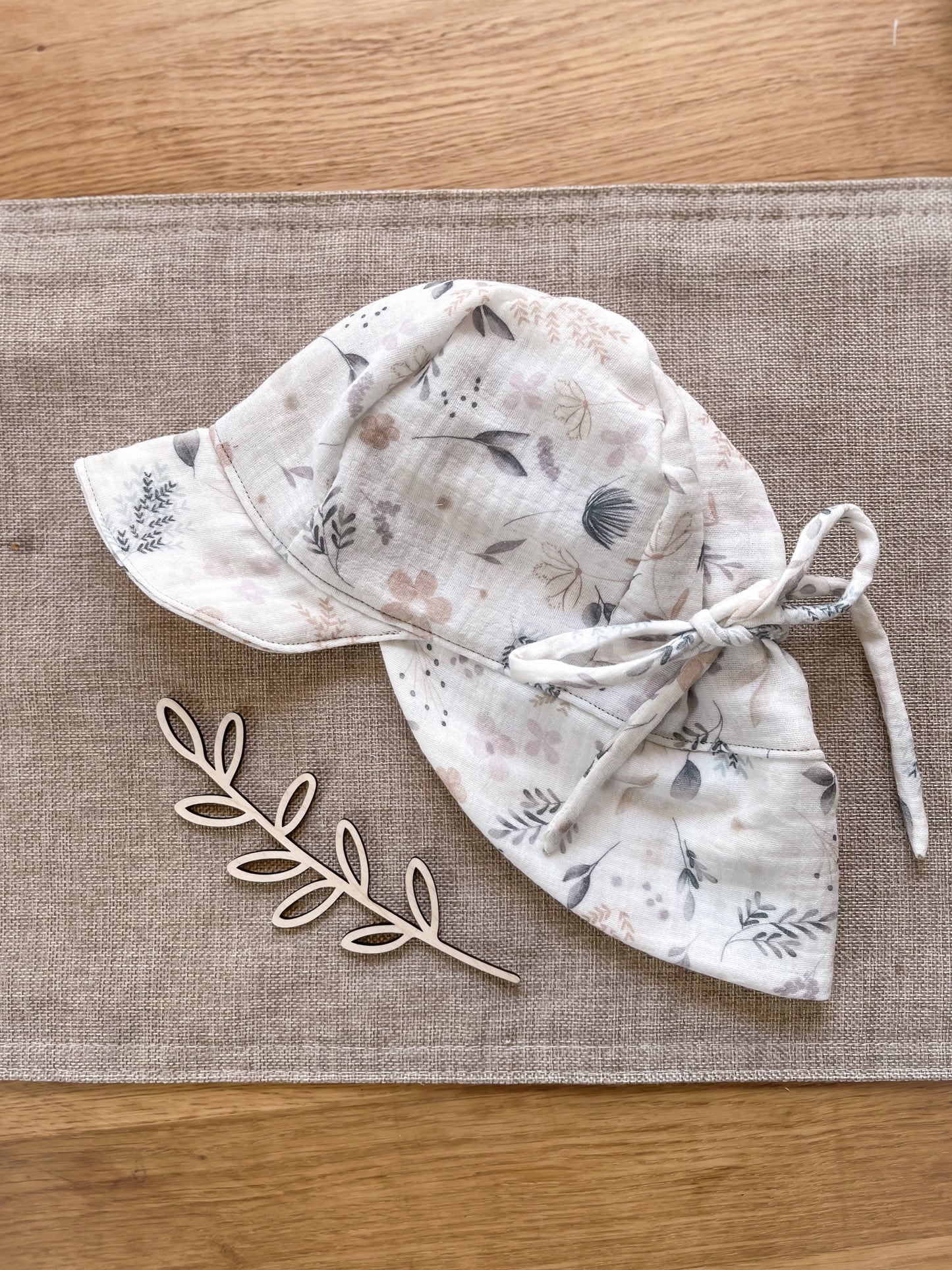 Musselin Schirmmütze