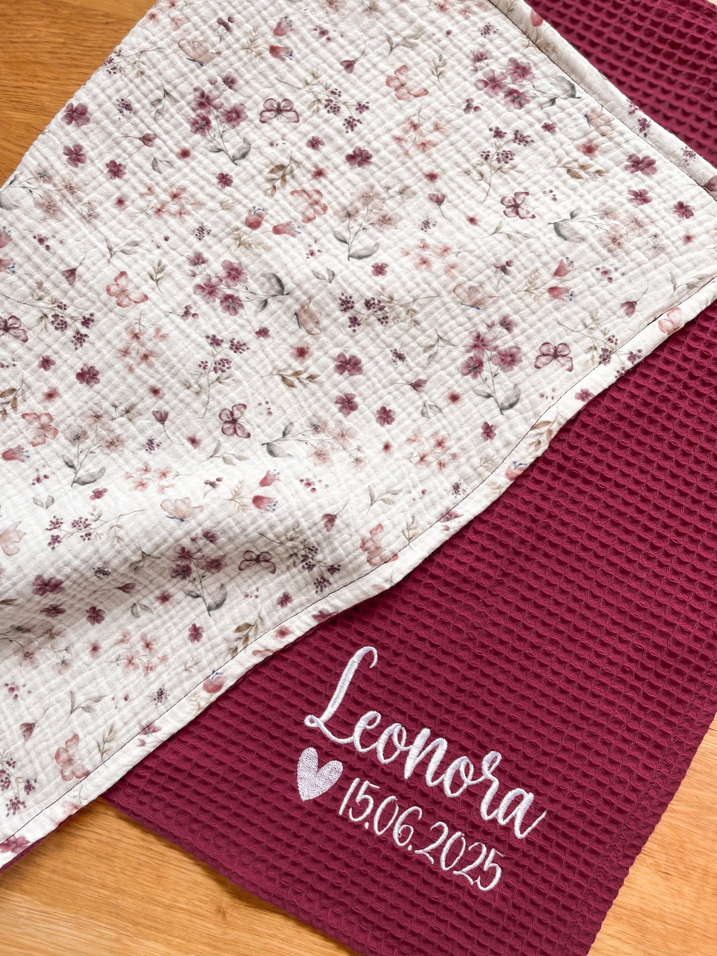 Baby Wendedecke Musselin & Waffelpique