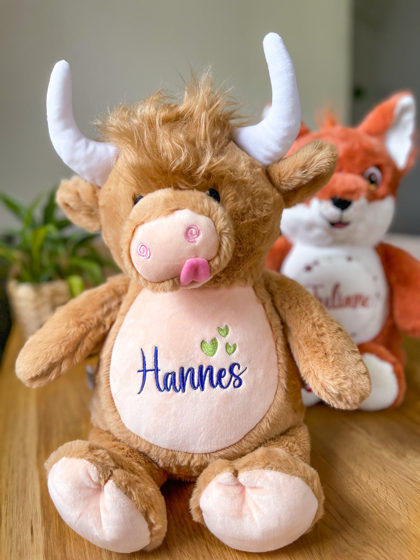 Kuscheltier mit Personalisierung