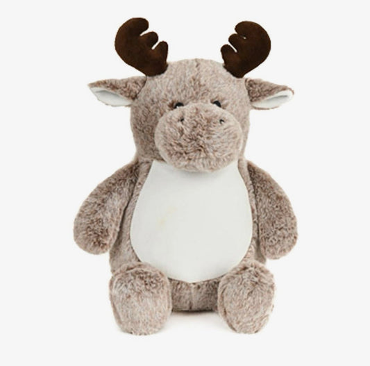 Kuscheltier Elch taupe