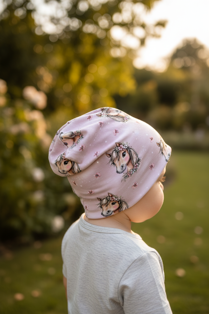 Haube/Beanie aus Jersey
