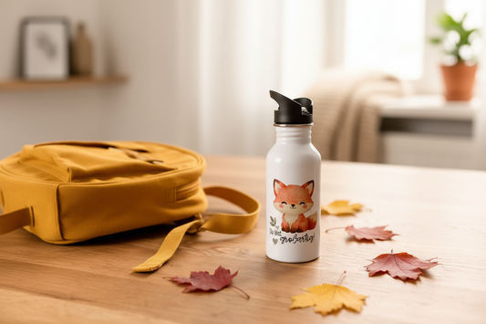 Edelstahlflasche 500ml •Fuchs - Du bist großartig•