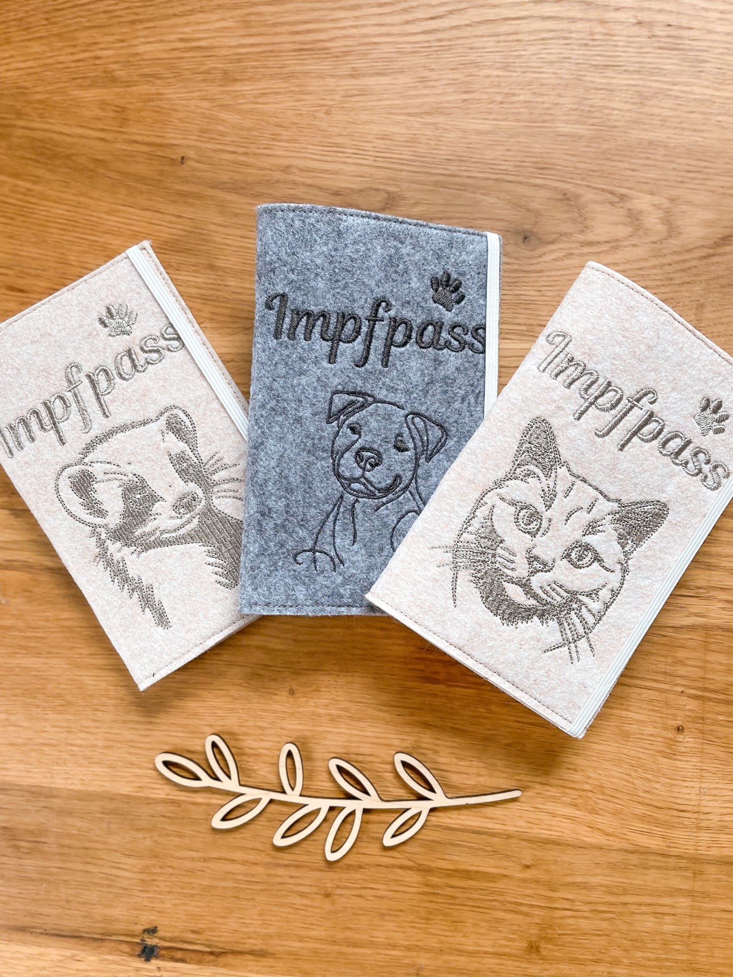 Heimtierausweis/Impfpass Hülle mit Tiermotiv